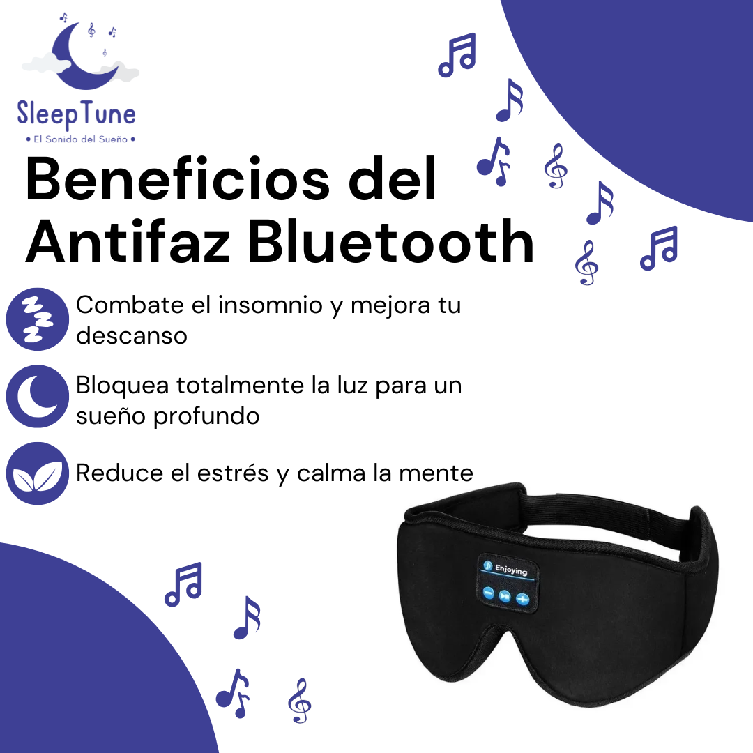 Antifaz Bluetooth Anti-Insomnio
